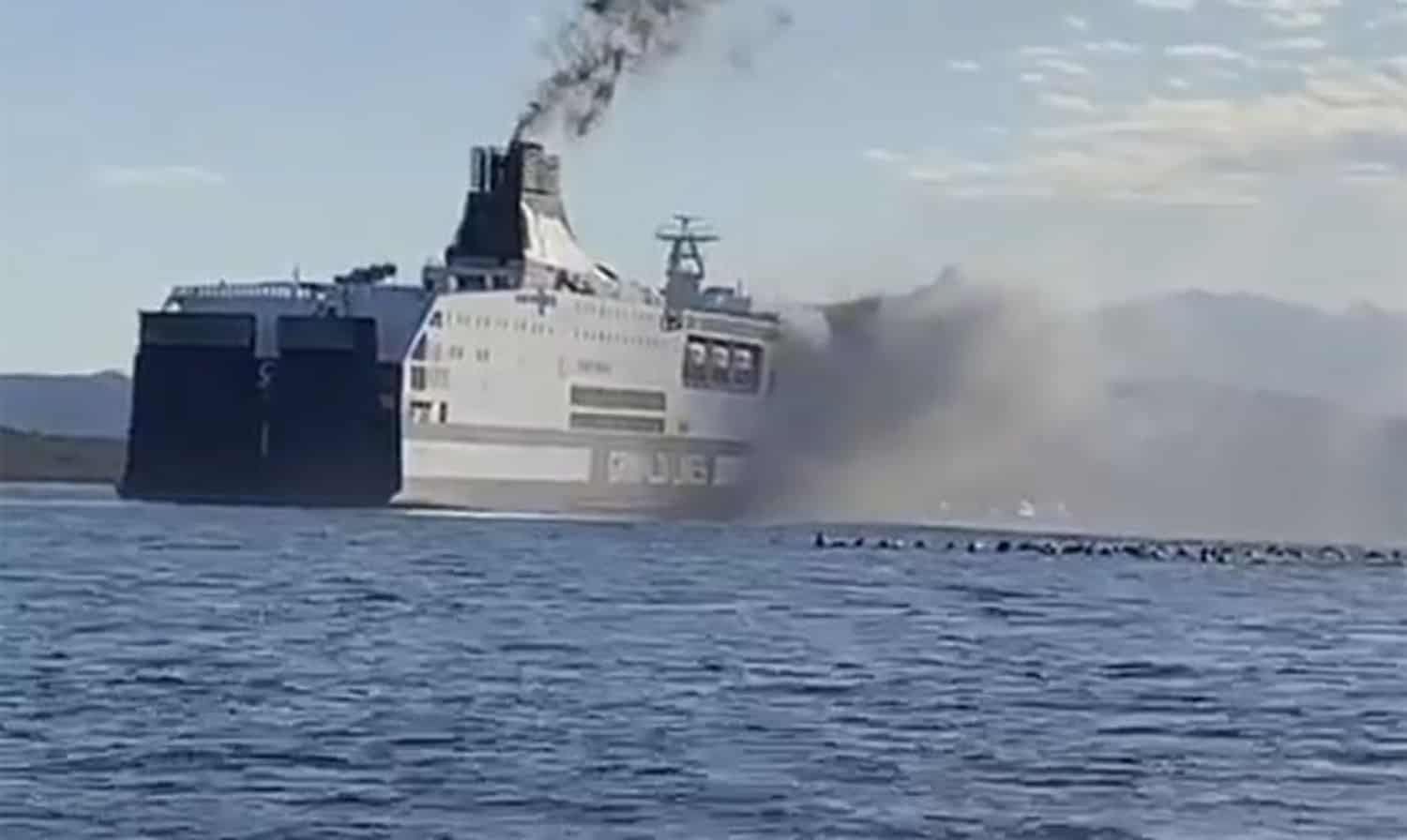 Video Požar na trajektu kod Sardinije Pomorac