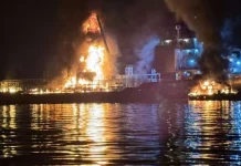 Tragedija kod Yeosua: Požar zahvatio dva broda, poginuo kapetan