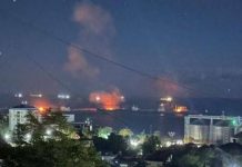 (VIDEO) Eksplozije i požar u luci Tuapse nakon ukrajinskog napada dronovima