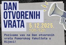 Uoči blagdana sv. Nikole, Pomorski fakultet Rijeka organizira dan otvorenih vrata za sve zainteresirane